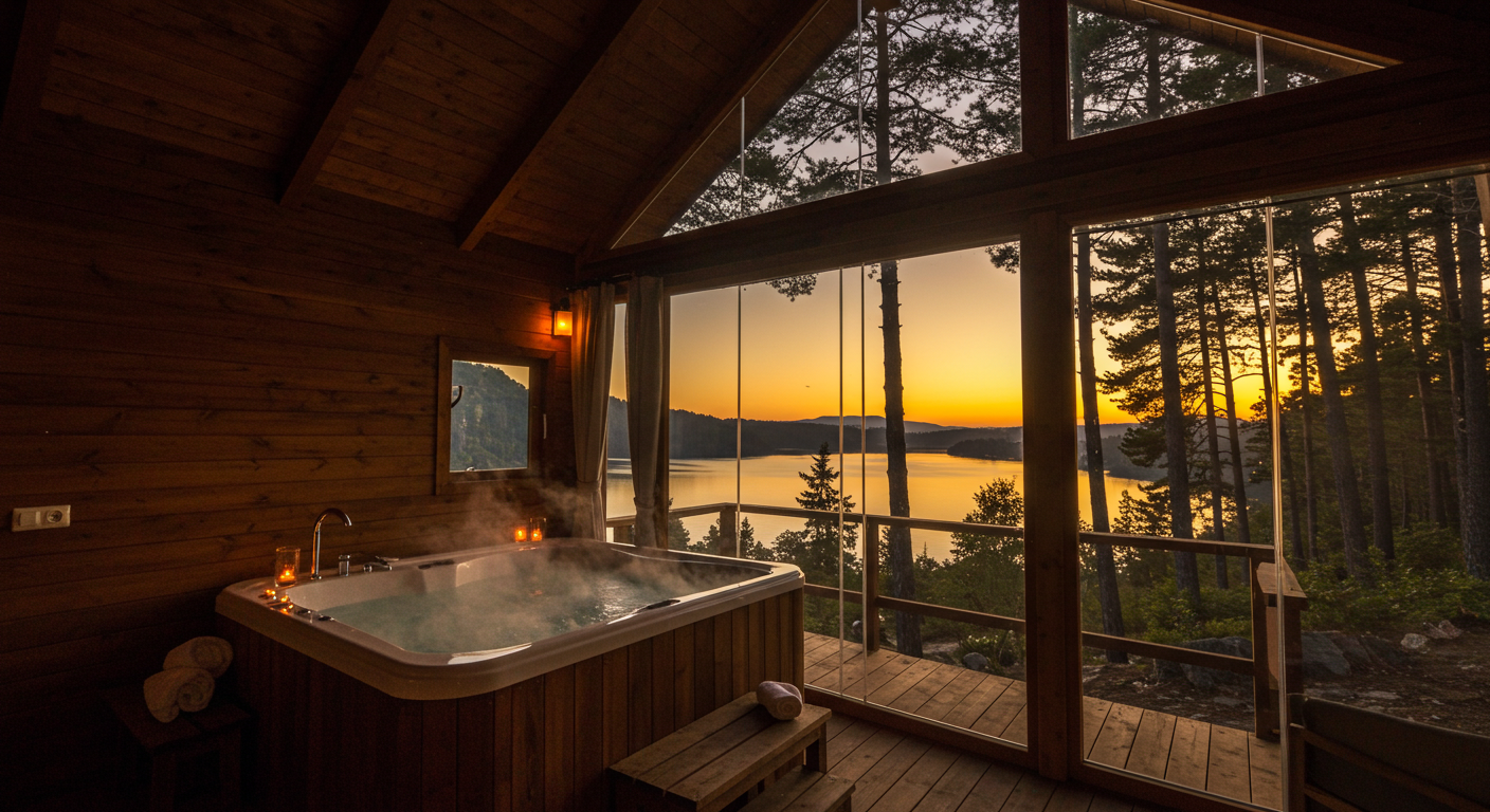 sapanca jakuzili bungalov | Sapanca Daylight Bungalow Resort & Spa: Doğayla İç İçe Lüks Bir Kaçış